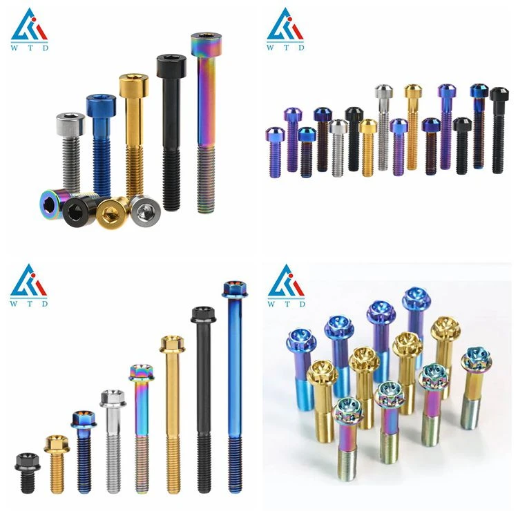 colored titanium bolt colored titanium bolt