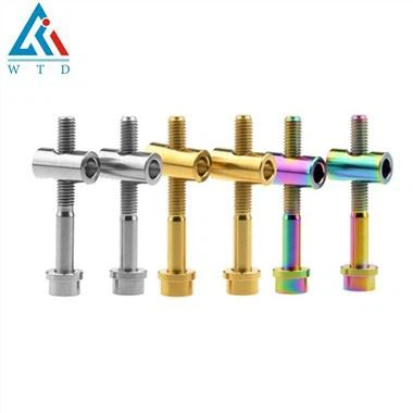 Titánová skrutka na sedlovku bicykla