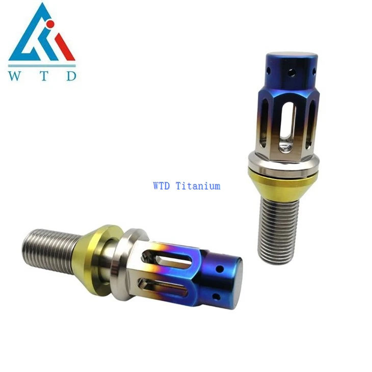 M14 x 1.5 x 28mm titanium lug bolts