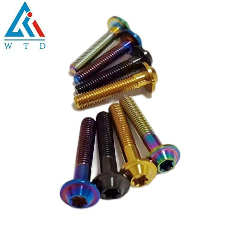 M6 titanium colorful bolts